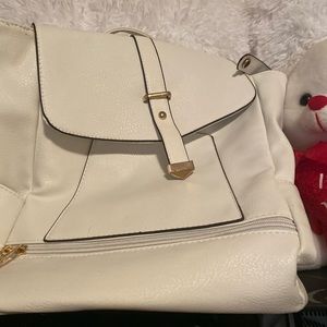 White backpack